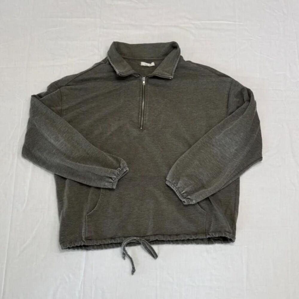 Maurices Women's Green and Grey Jumper